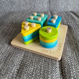 Lovevery Sort & Stack Peg Puzzle